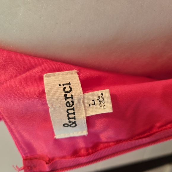 Cotton Tiered Ruffle Peasant Boho Sleeveless Dress Pink Size Large - Picture 10 of 11